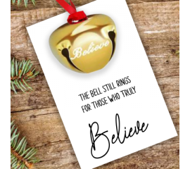 Christmas Believe Bell